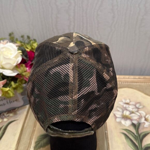 Gone Squatchin Sasquatch Adjustable Camo Cap Hat One Size Unisex - Picture 14 of 15